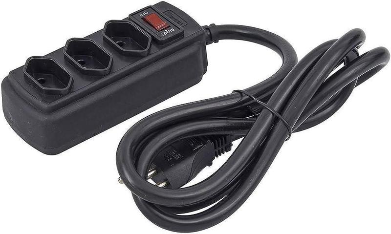 Filtro De Linha De 3 Tomadas Cabo De 1M - Transcolor - Filtro de